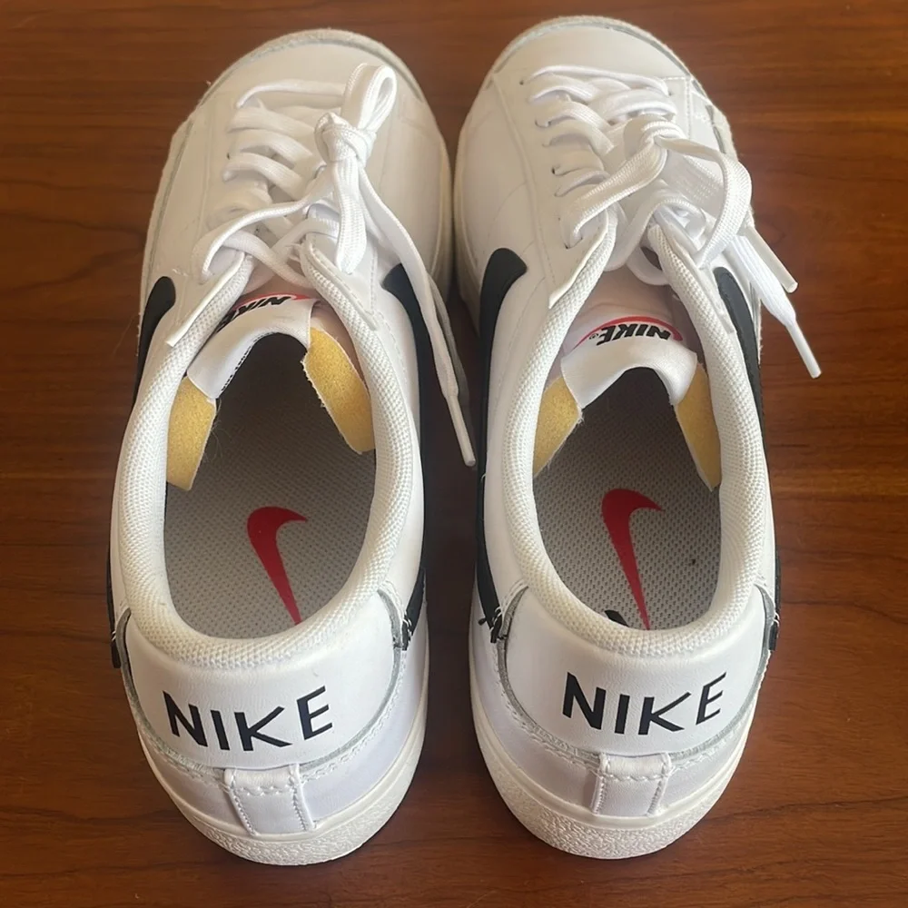 Nike Blazer Low Platform White Black Sail Grey Sneakers DJ0292-101 Women's - Picture 5 of 5